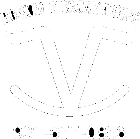 Rockin V Excavating logo